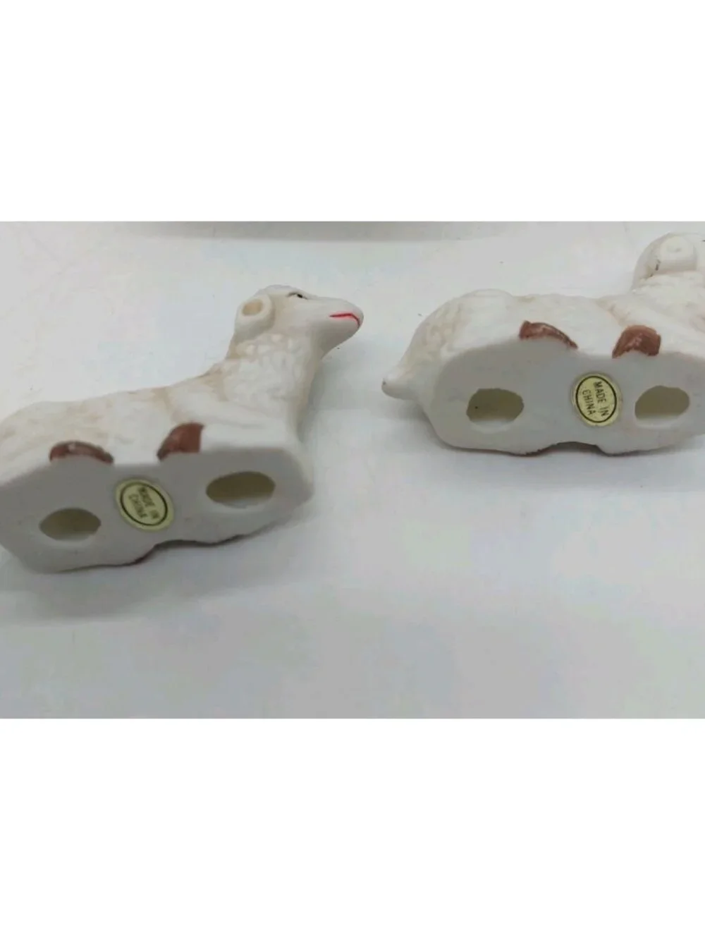 Christmas Nativity Shepard With Lamb Ceramic Replacement Figurines